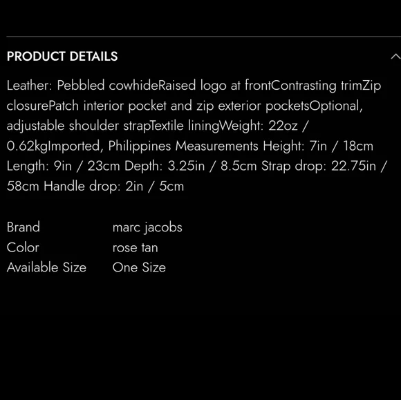 Marc Jacobs The Box 23 Pink Pebbled Leather Crossbody Handbag - Picture 13 of 13